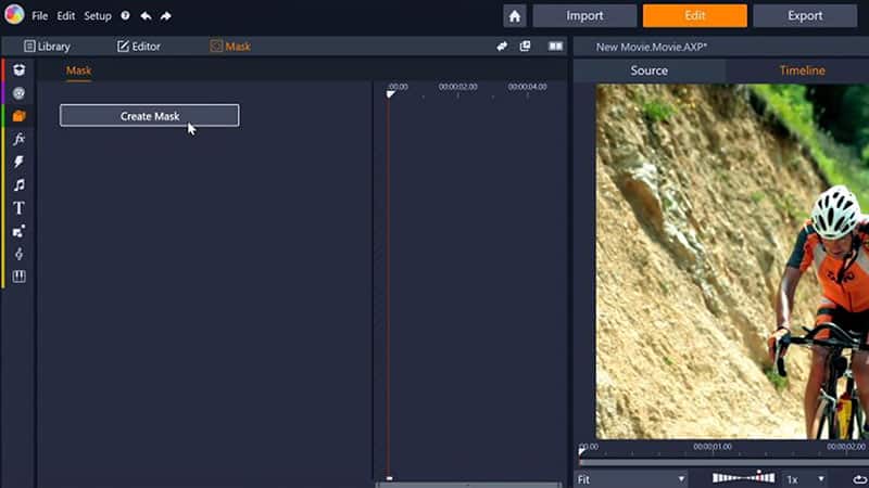 Open the mask creation window