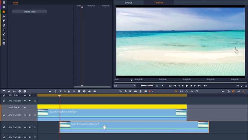 Adjust the duplicate clip