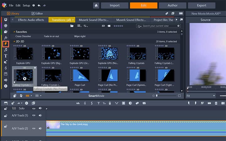 Image result for pinnacle studios transitions