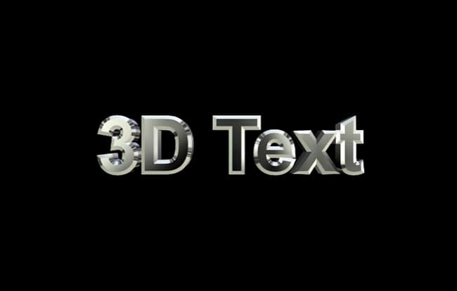 3D Title Editor